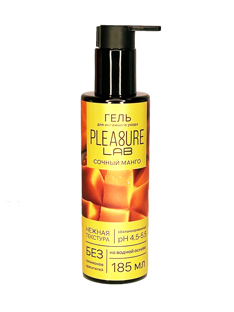 Гель "Pleasure Lab" с ароматом и вкусом сочного манго, 185ml 