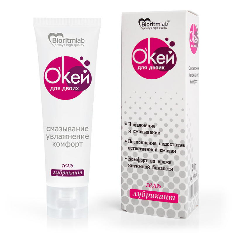 Гель для двоих "О-кей" на водной основе, 50ml 